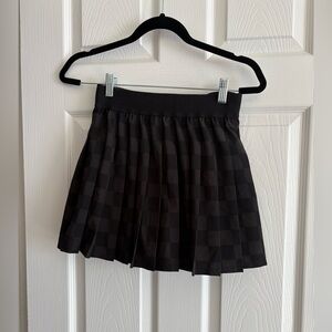 JoyLab Black Pleated Skater Mini Skirt